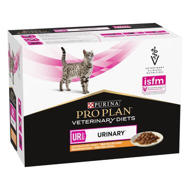PRO PLAN VETERINARY DIETS Feline UR St/Ox Urinary Saquetas com Frango