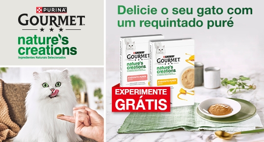 Experimente Grátis Snacks GOURMET Nature's Creations Puré