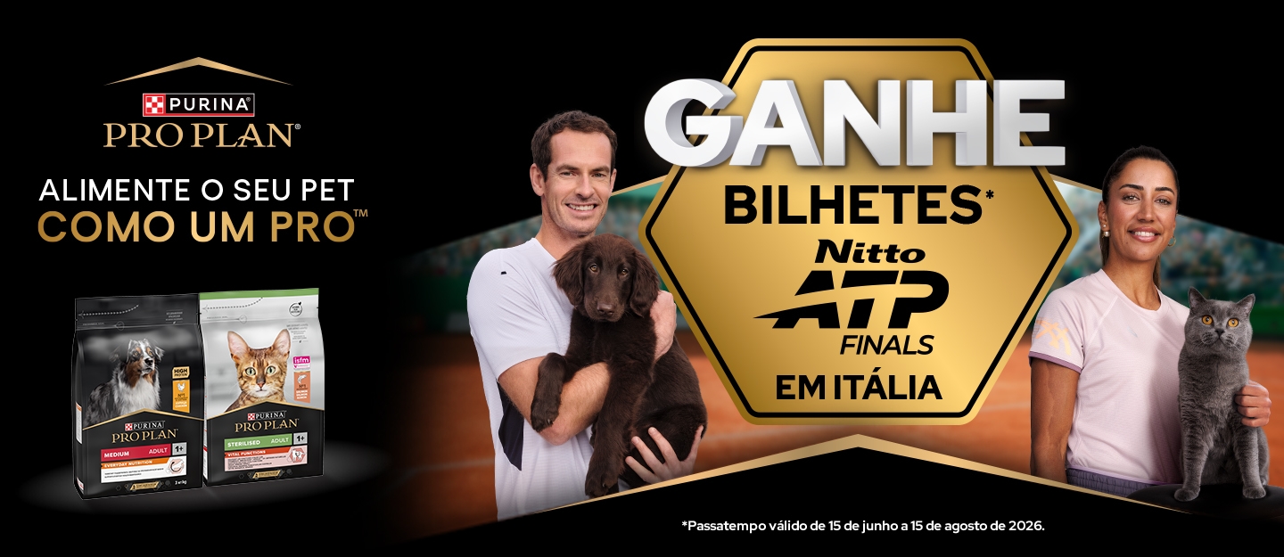 Assiste à Nitto ATP Finals com PRO PLAN®