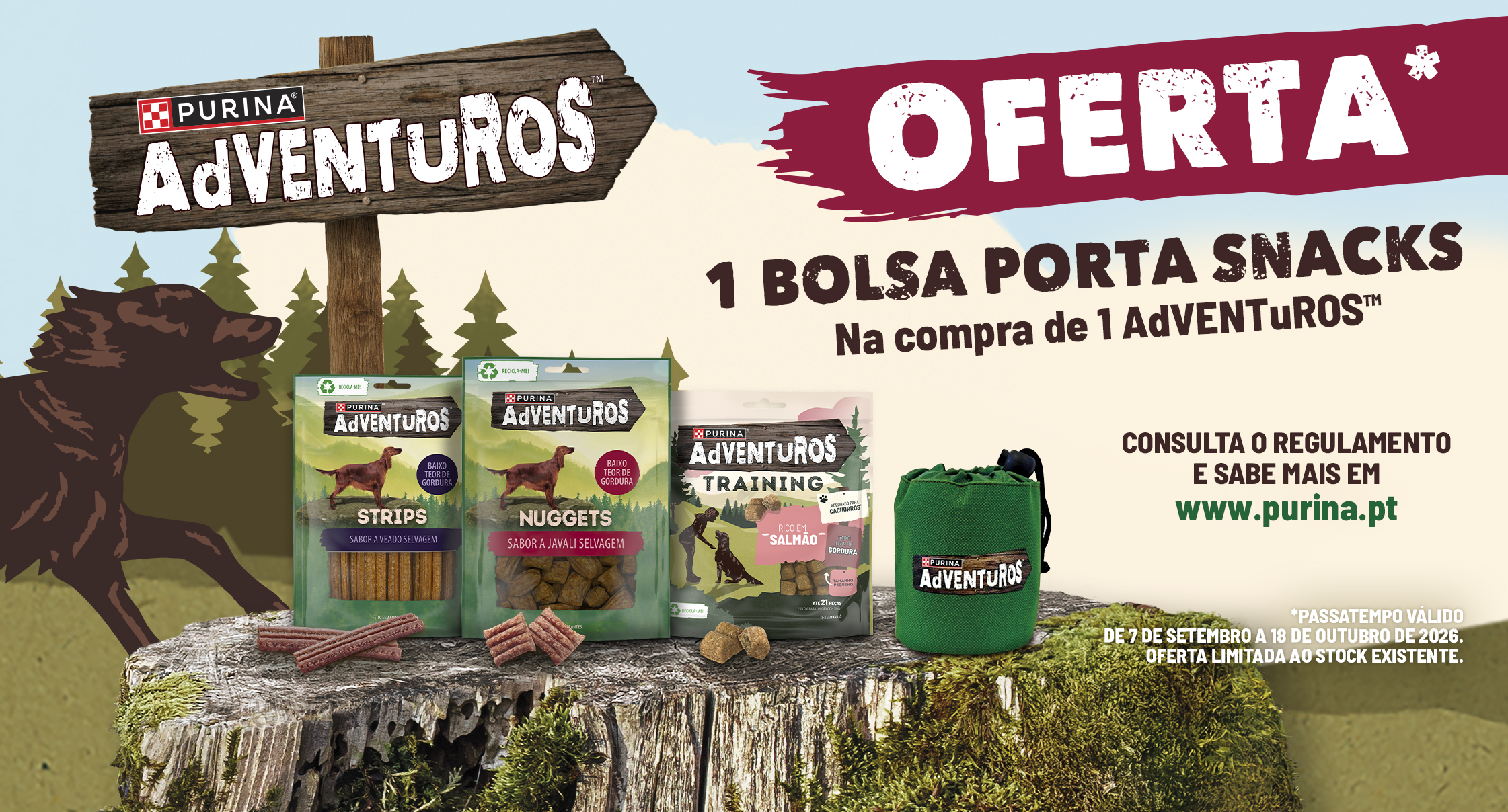 Passatempo ADVENTUROS: ganha uma bolsa porta snacks 