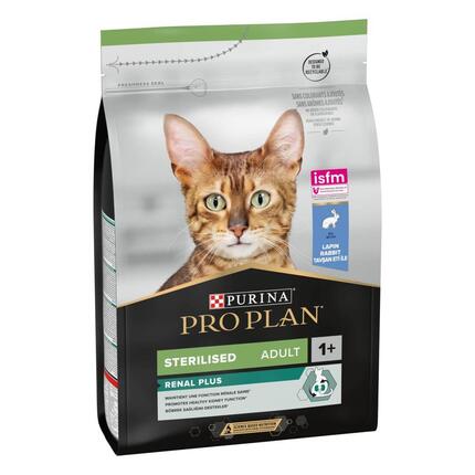 PRO PLAN Esterilizado Adulto 1+ RENAL PLUS Rico em Coelho