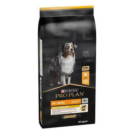 PRO PLAN Cão Adulto Todos os Portes Light / Sterilised Rico em frango