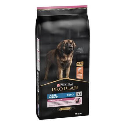 PRO PLAN Cão Adulto Porte Grande e Robusto Pele Sensível Rico em salmão