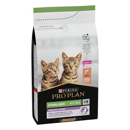 PRO PLAN Sterilised Kitten | Gatinhos 3-12 meses HEALTHY START Rico em Salmão