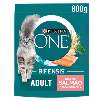 PURINA ONE Adult - Rico em Salmão e Cereais Integrais