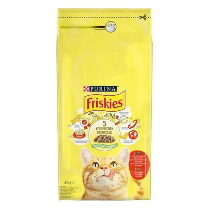 3010470159068, 7613031884247, 8002205354607 FRISKIES Vaca e Frango - Gato Seco