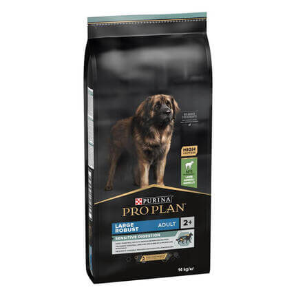 PRO PLAN Cão Adulto Porte Grande e Robusto Digestão Senstível Rico em Borrego