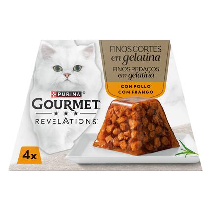 GOURMET Revelations Finos Pedaços em Gelatina Frango