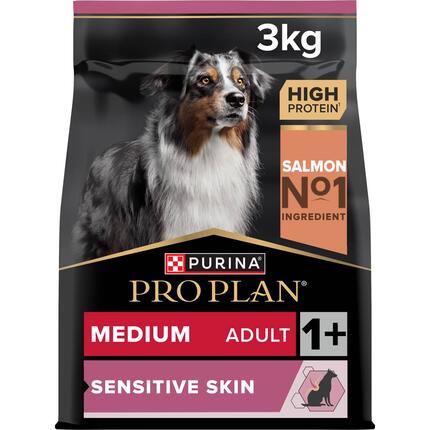 PRO PLAN Cão Adulto Porte Médio Pele Sensível Rico em Salmão
