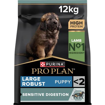 PRO PLAN Cachorro Porte Grande e Robusto Digestão Sensível Rico em Borrego