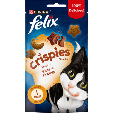 Felix Crispies Aromatizado com Vaca e Frango
