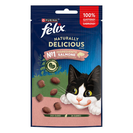 FELIX Naturally Delicious Rico em Salmão com um toque de Espinafres