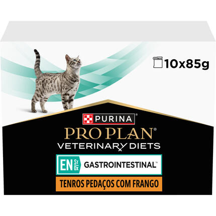 PRO PLAN VETERINARY DIETS Feline EN St/Ox Gastrointestinal Saquetas com Frango
