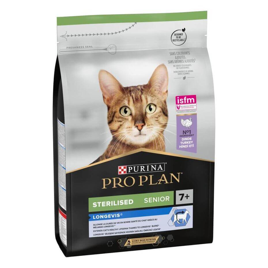 PRO PLAN Sterilised Sénior 7+ LONGEVIS® Rico em Peru