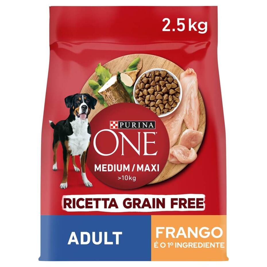 Purina ONE® Medium/Maxi Adult Grain Free Frango