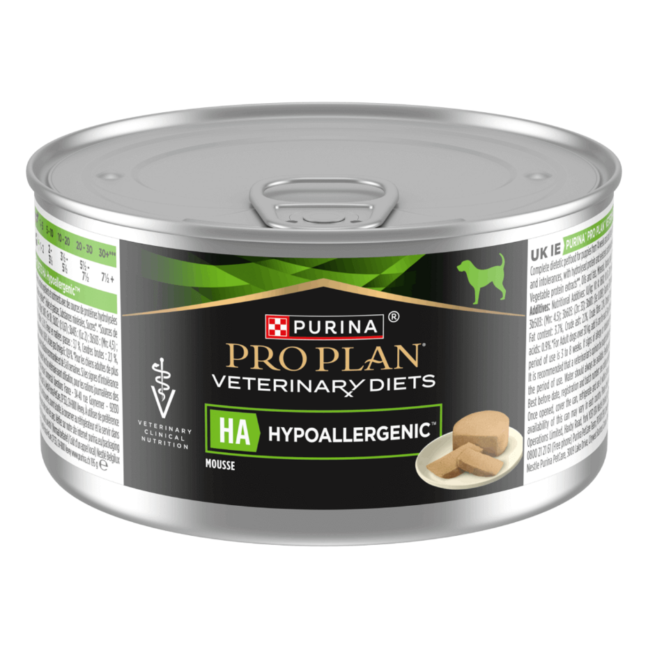 PRO PLAN VETERINARY DIETS Canine HA Hypoallergenic Mousse