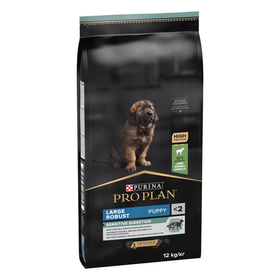 PRO PLAN Cachorro Porte Grande e Robusto Digestão Sensível Rico em Borrego