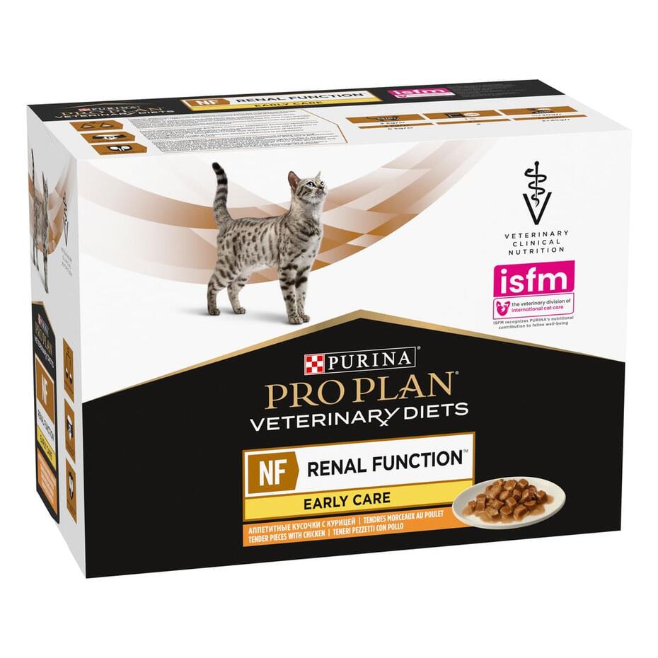 PRO PLAN VETERINARY DIETS Feline NF Renal Function EARLY CARE Saquetas com Frango