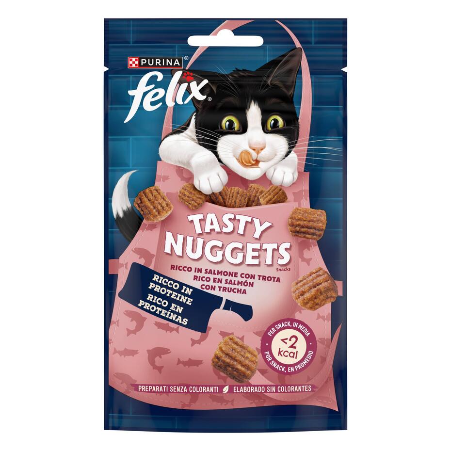 FELIX® Tasty Nuggets Rico em Salmão com Truta