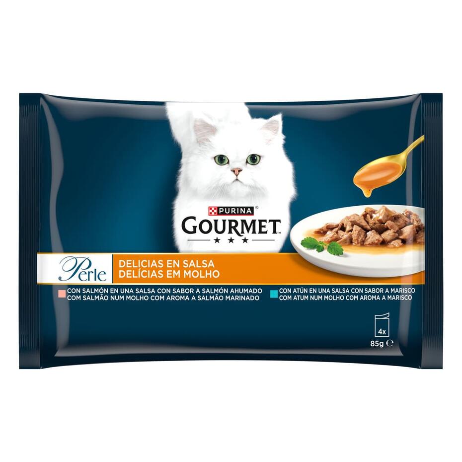 GOURMET Perle Delícias em Molho - Salmão e Atum