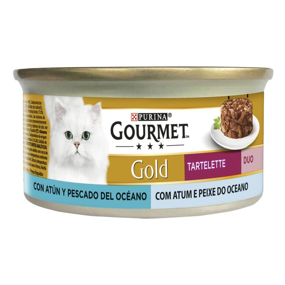 GOURMET Gold Tartelette DUO com Atum e Peixe do Oceano