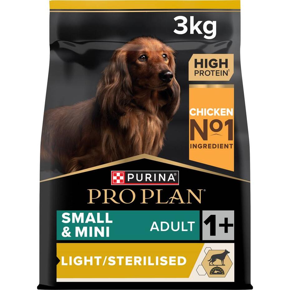 PRO PLAN Cão Adulto Porte Pequeno & Mini Light/ Sterilised Rico em Frango