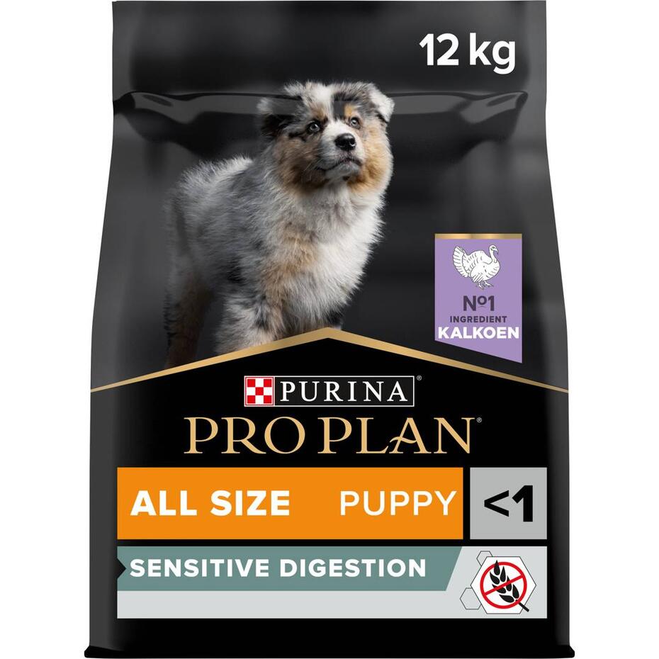 PRO PLAN Cachorro Todos os Portes Digestão Sensível Grain Free Rico em Peru