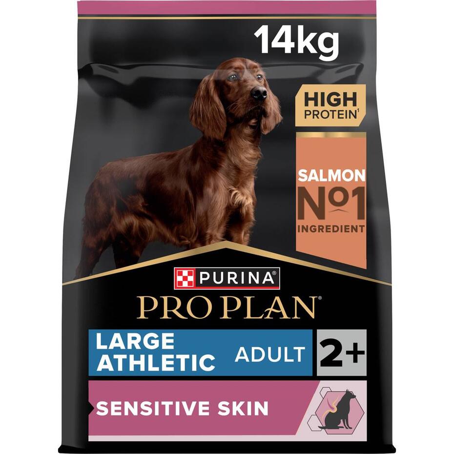 PRO PLAN Cão Adulto Porte Grande e Atlético Pele Sensível Rico em Salmão