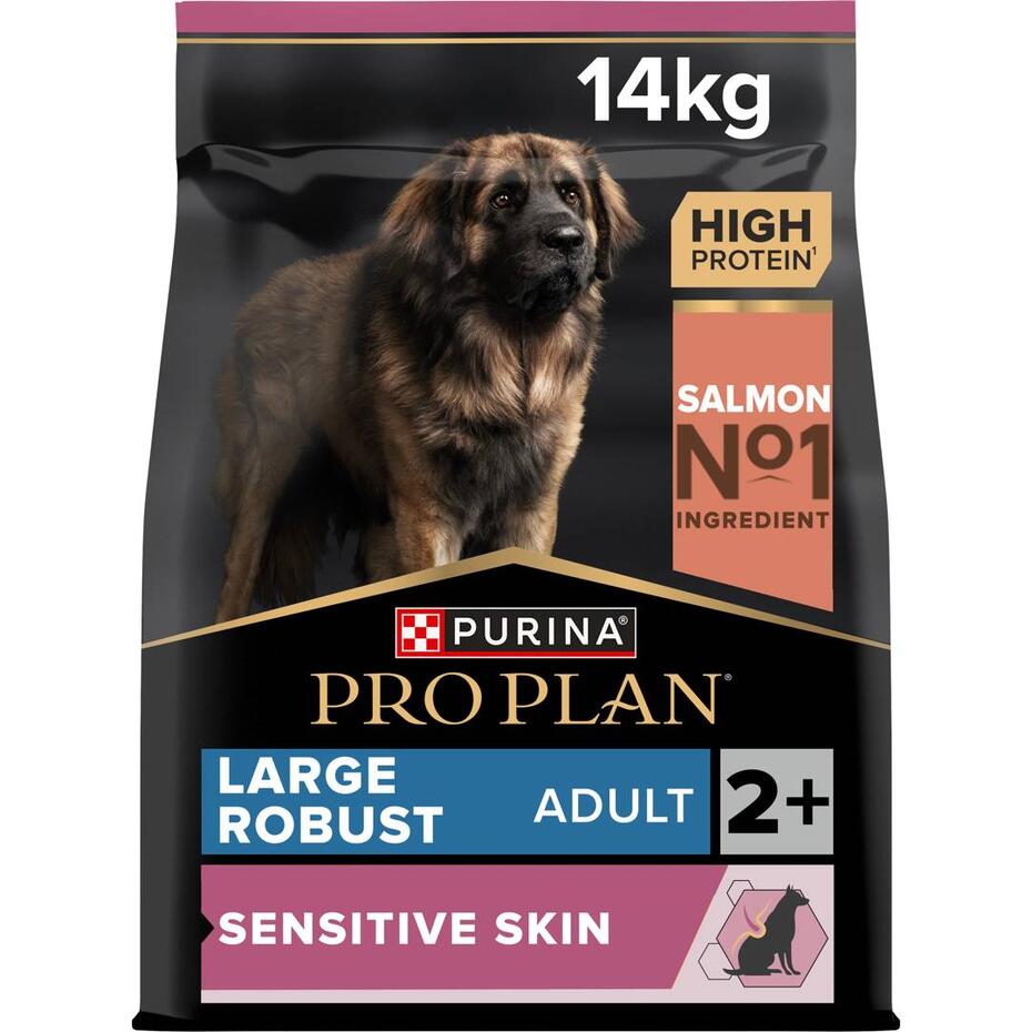 PRO PLAN Cão Adulto Porte Grande e Robusto Pele Sensíve Rico em Salmão