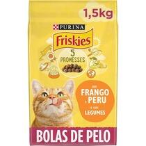 7613034945808 FRISKIES Bolas de Pelo Frango Peru - Gato Seco