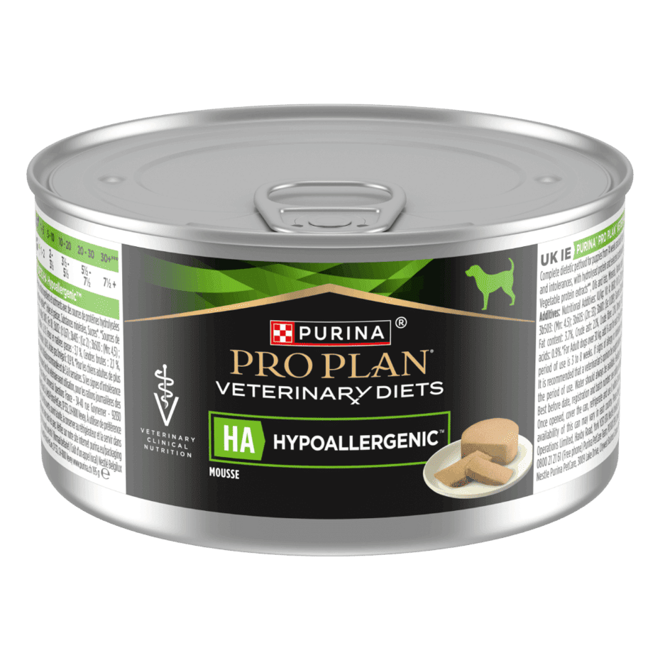 PRO PLAN VETERINARY DIETS Canine HA Hypoallergenic Mousse