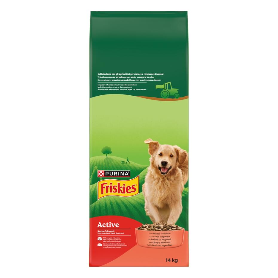 FRISKIES ACTIVE Vaca - Seco Cão