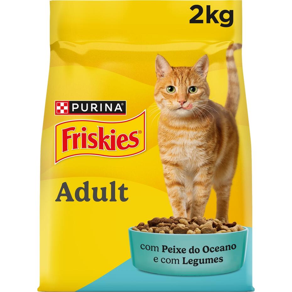 FRISKIES Esterilizado Salmão - Gato Seco