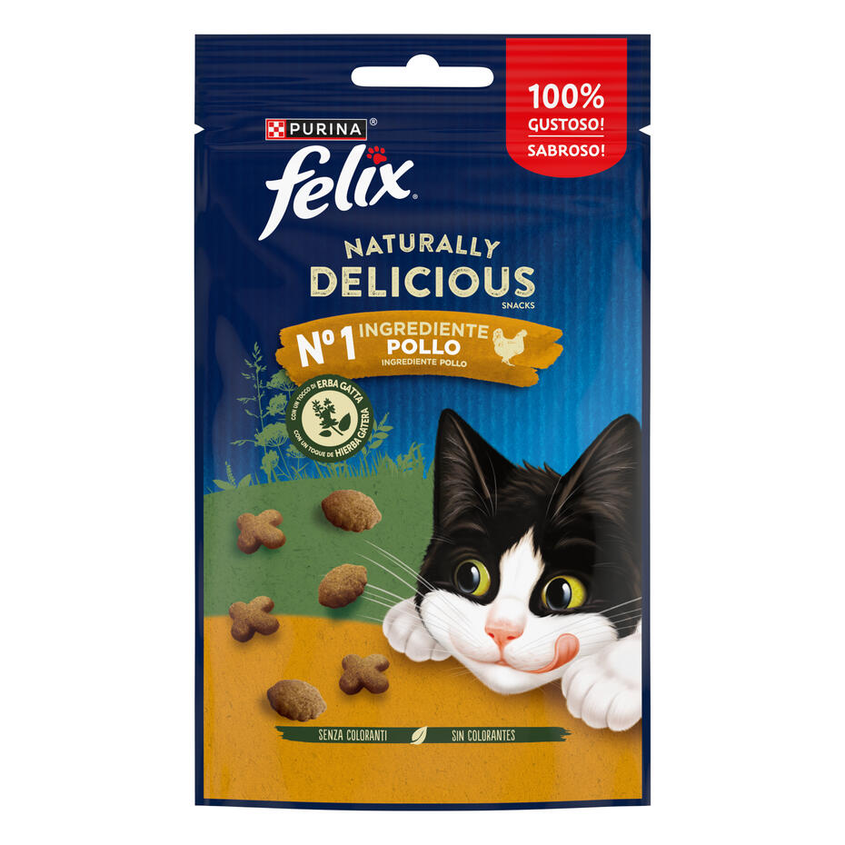FELIX Naturally Delicious Rico em Frango com um toque de erva gateira