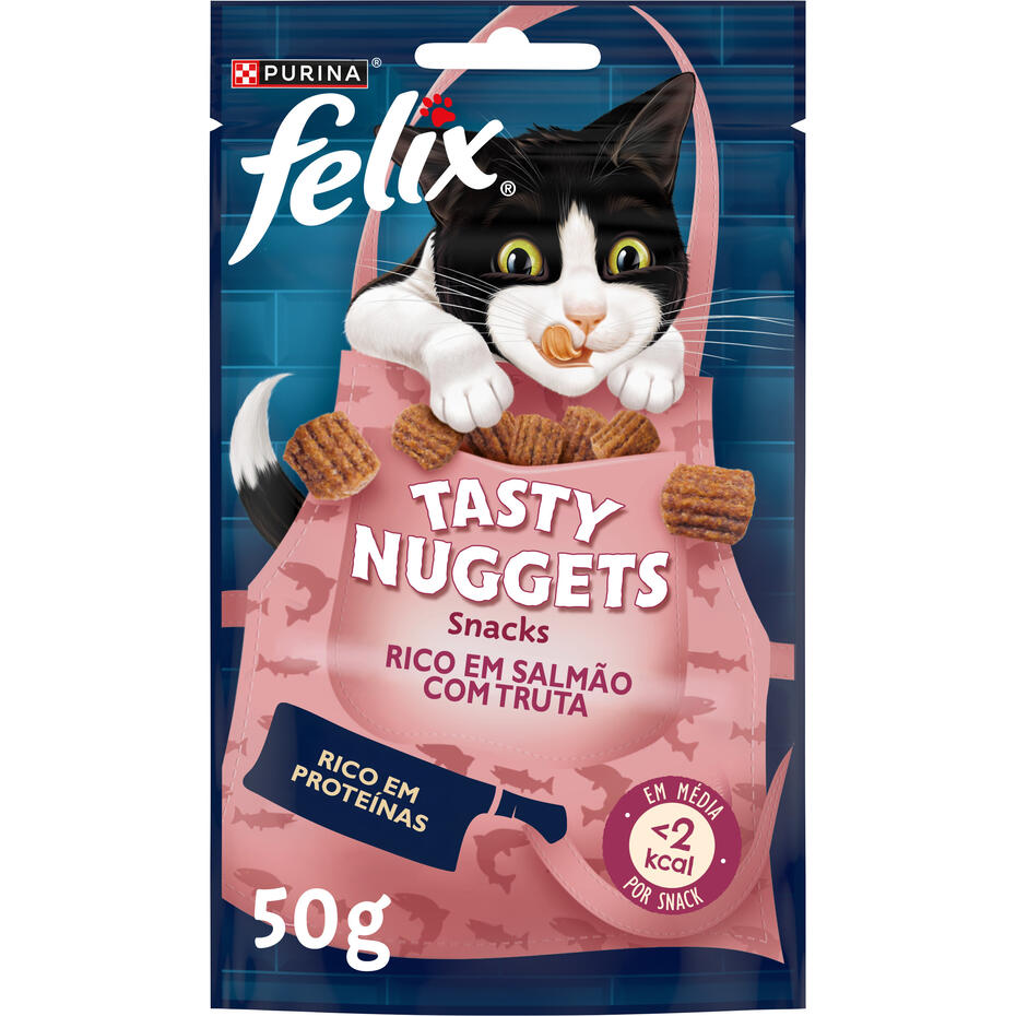 FELIX® Tasty Nuggets Rico em Salmão com Truta