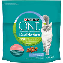 PURINA ONE DualNature adulto com Espirulina - Rico em Salmão