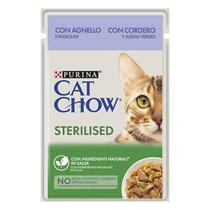 PURINA CAT CHOW Sterilised Com Borrego em Molho