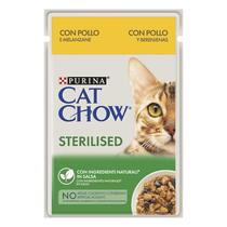 PURINA CAT CHOW Sterilised Com Frango em Molho