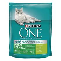 Ração para gato Purina ONE Indoor rica em peru e cereais integrais