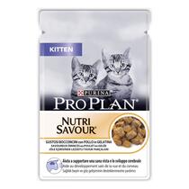 PRO PLAN Gatinhos Nutrisavour saborosos pedaços com frango em gelatina