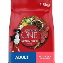 Cão Seco Purina ONE Medium Maxi Adult Vaca 2,5kg