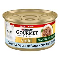 GOURMET GOLD Delícias Suculentas Peixe do Oceano 85g