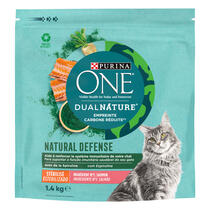 Purina ONE® Dual Nature Sterilcat Salmão com Espirulina 