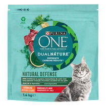 Purina ONE® Dual Nature Sterilcat Vaca com Espirulina 