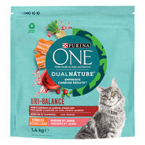 Purina ONE® Dual Nature Sterilcat Salmão com Arando