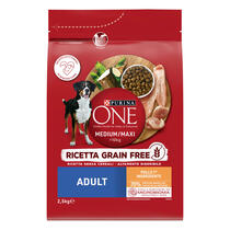 Purina ONE® Medium/Maxi Adult Grain Free Frango