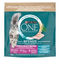 PURINA ONE Sterilcat Delicate - Rico em Peixe do Oceano e Cereais Integrais