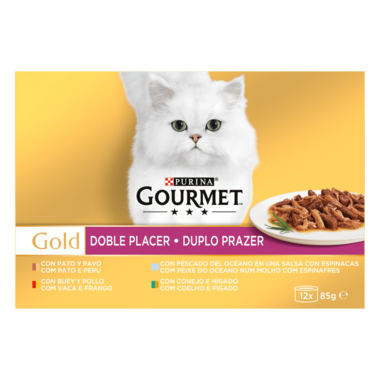 Gourmet® Gold Seleção Duplo Prazer Multipack 12x85g