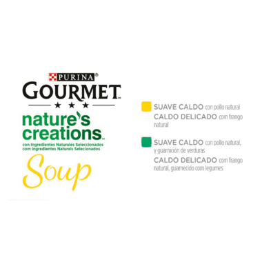 Gourmet® Crystal Soup com Atum, multipack 4x40g