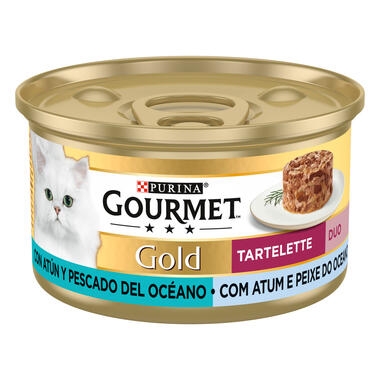 GOURMET Gold Tartelette DUO com Atum e Peixe do Oceano 